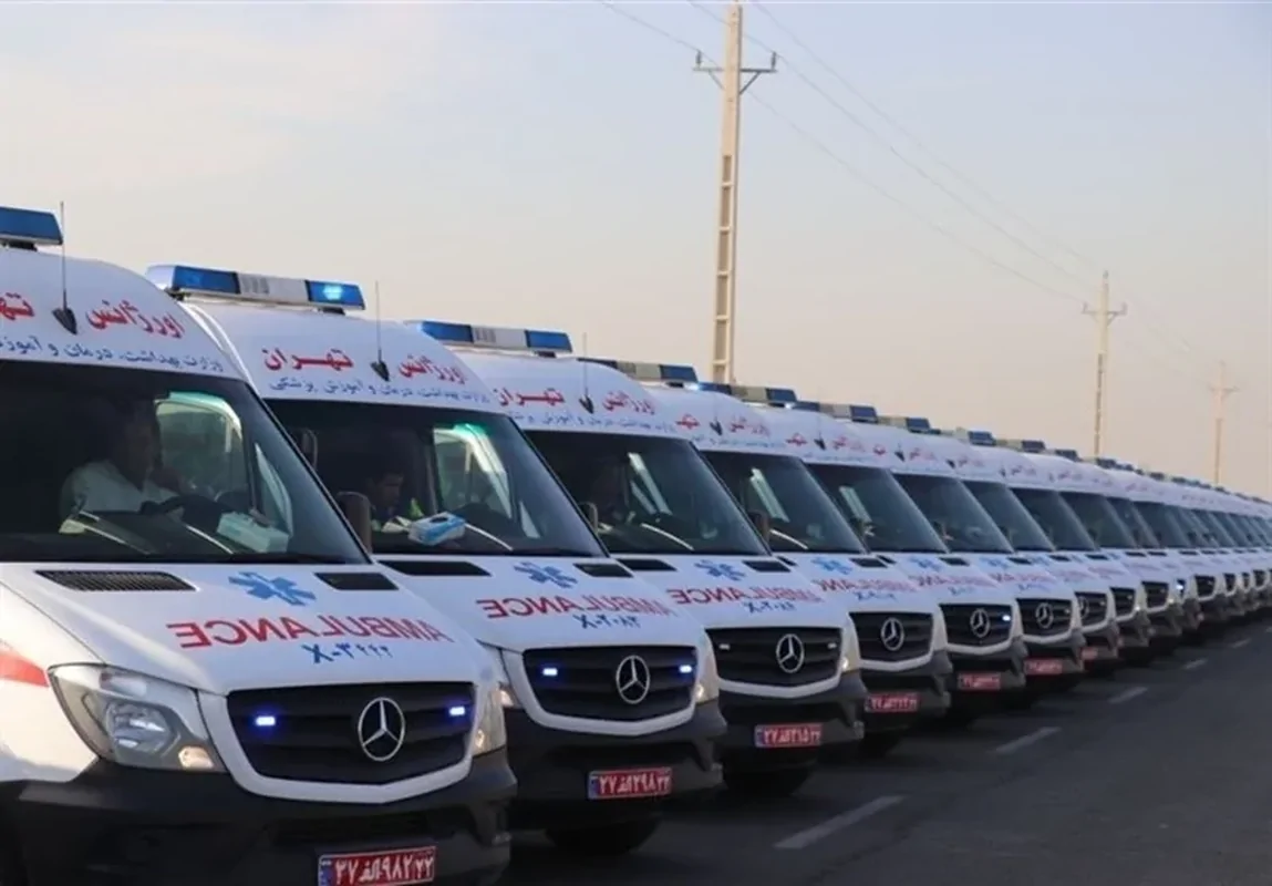 زمان رسیدن آمبولانس 20 دقیقه است