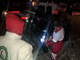 ۵ فوتی و مصدوم در تصادف پراید با دو تریلی در اتوبان زرندیه – تهران