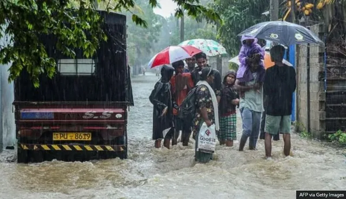 سیل شدید در سریلانکا با ده‌ها کشته و مفقود