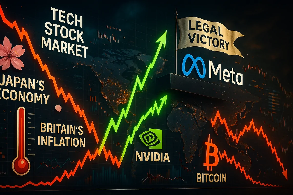 از جهش درآمد انویدیا در میانه ریزش سهام غول‌های تکنولوژی تا پیروزی متا / کریپتو سقوط کرد!