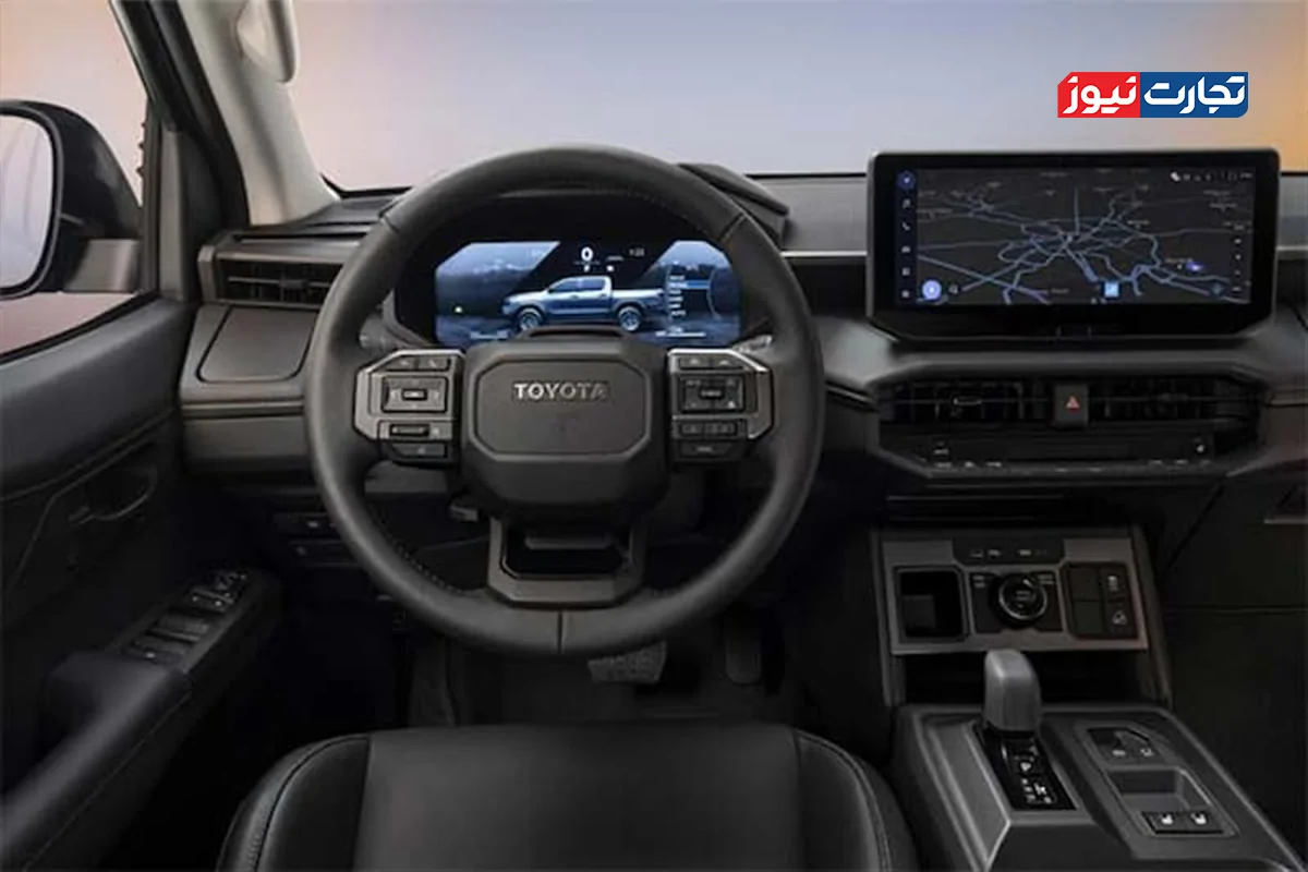 داخل کابین تویوتا هایلوکس 1