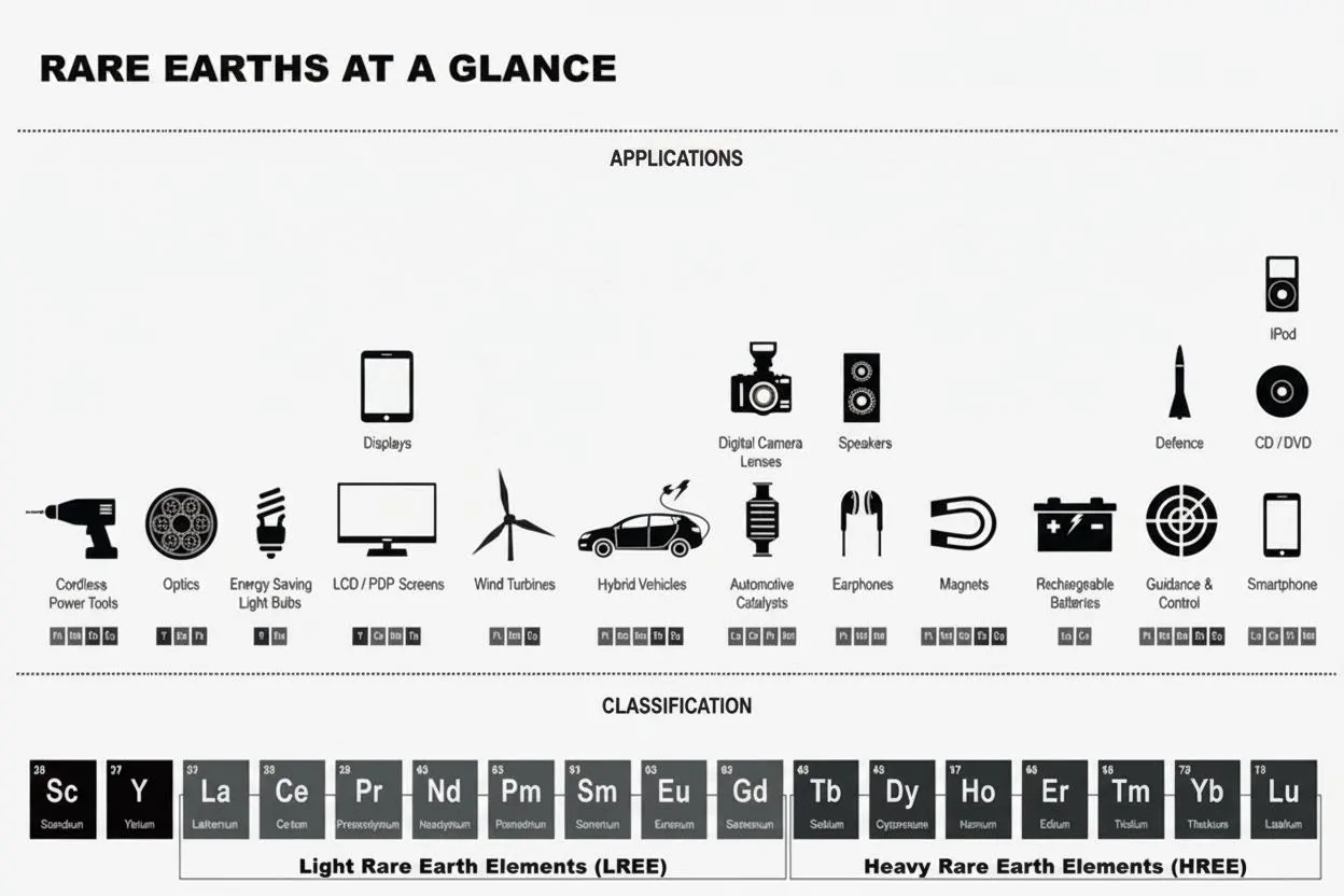 کاربرد عناصر نادر خاکی