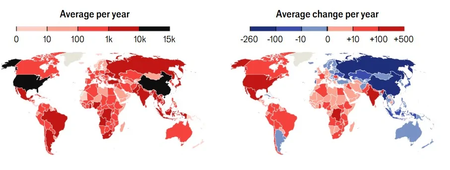 مرگ‌های ناشی از دود آتش‌سوزی‌های جنگلی
