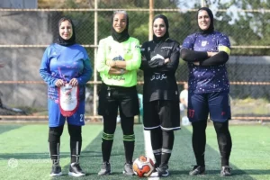 پا به توپ شدن بانوان هنرمند با کاپیتانی مرجانه گلچین + عکس