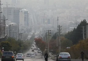 هشدار سطح زرد آلودگی هوا در استان فارس