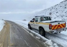 آماده‌باش راهداران استان سمنان برای مقابله با برف و کولاک