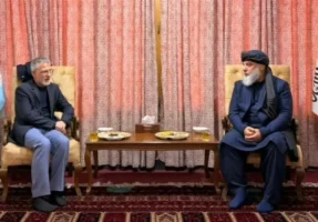 دستیار عراقچی با وزیر صنعت و تجارت طالبان دیدار کرد