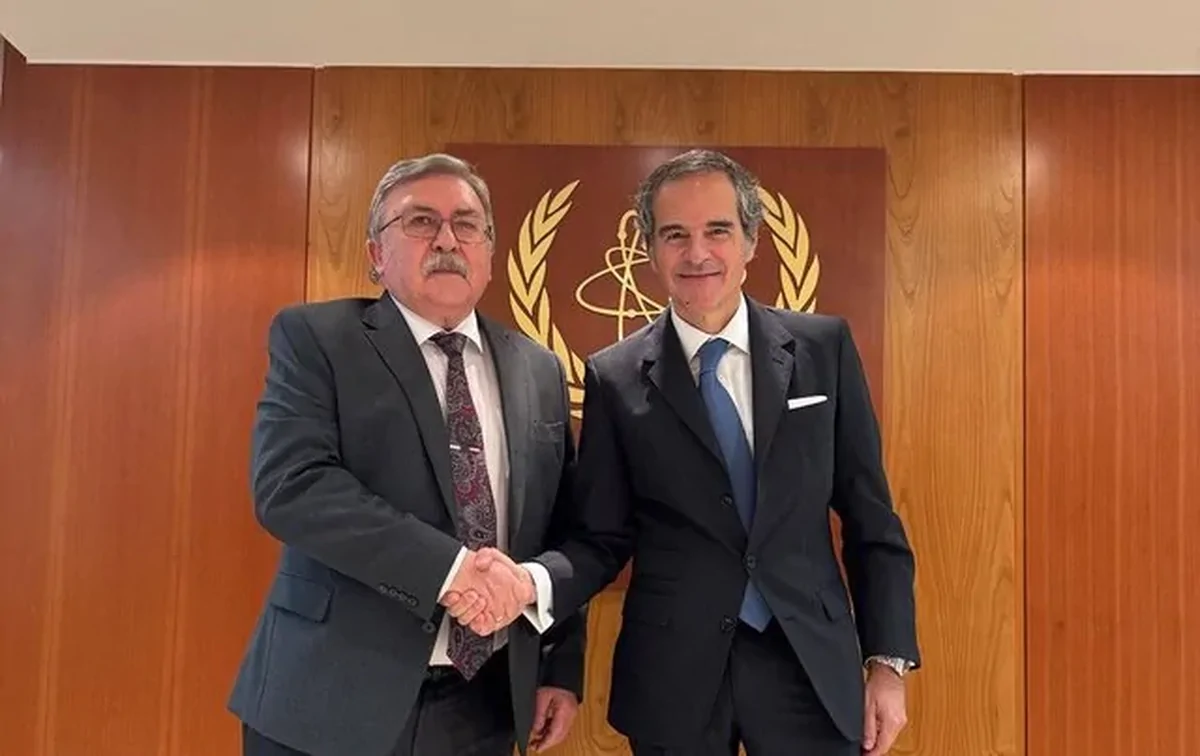 اولیانوف با گروسی درباره برنامه هسته‌ای ایران