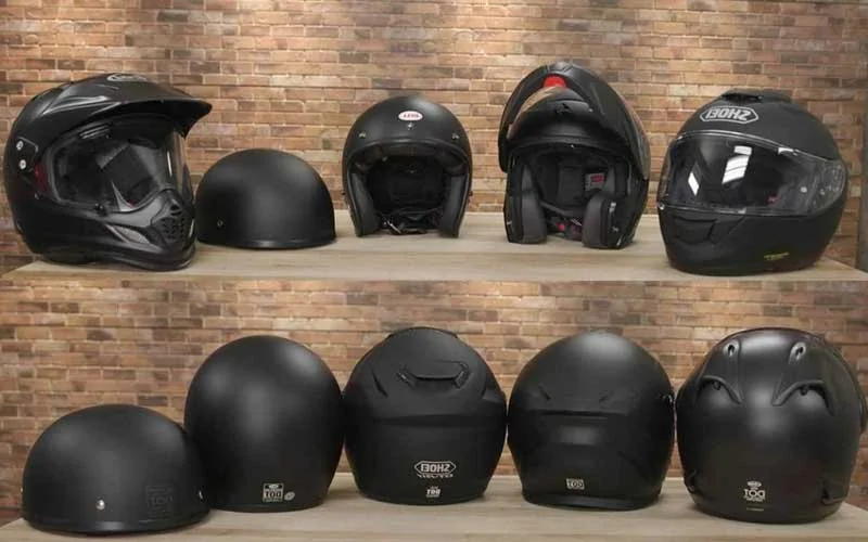 انواع کلاه کاسکت ایمنی موتور سیکلت