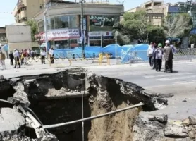 دلیل فروریزش زمین در شهرک ولیعصر منطقه ۱۸ تهران چه بود؟