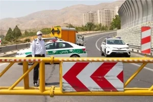 انسداد موقت محور کرج - چالوس به دلیل عملیات ایمن‌سازی سنگ