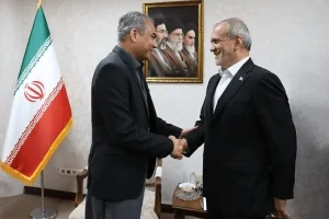 وزیر کشور پاکستان با مسعود پزشکیان دیدار کرد