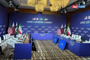 انتشار تصویری از مذاکرات سوئیس توسط وزیر خارجه قطر