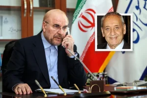 گفت‌وگوی تلفنی رئیسان مجالس ایران و لبنان درباره مسائل دوجانبه