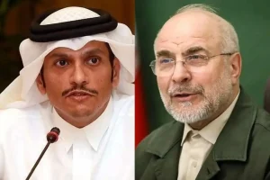 دیدار و رایزنی قالیباف و نخست‌وزیر قطر در سوئیس