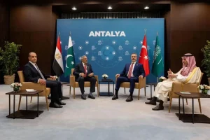 میزبانی قاهره از وزیران خارجه پاکستان، عربستان و ترکیه