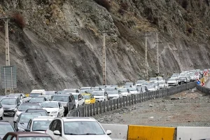 جاده چالوس یکطرفه شد