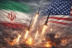سپاه: زاغه مهمات و تجهیزات آمریکایی‌ها در کویت به آتش کشیده شد