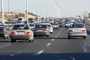 ترافیک سنگین در آزادراه کرج-تهران