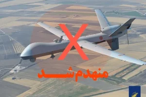 انهدام یک فروند پهپاد MQ9 در آسمان بوشهر