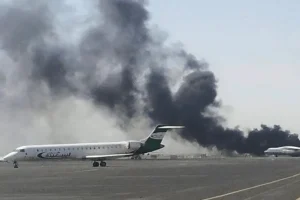 عربستان سعودی فرودگاه صنعاء را بمباران کرد
