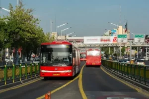 طرح جدید شهرداری تهران برای مسیر خط یک بی‌.آر.تی