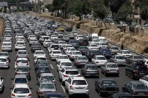 ترافیک سنگین در محورهای تهران، کرج، چالوس و هراز
