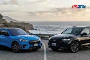 مقایسه آئودی Q5 2026 با فورد موستانگ Mach-E؛ شاسی‌بلند بنزینی یا برقی؟ + عکس