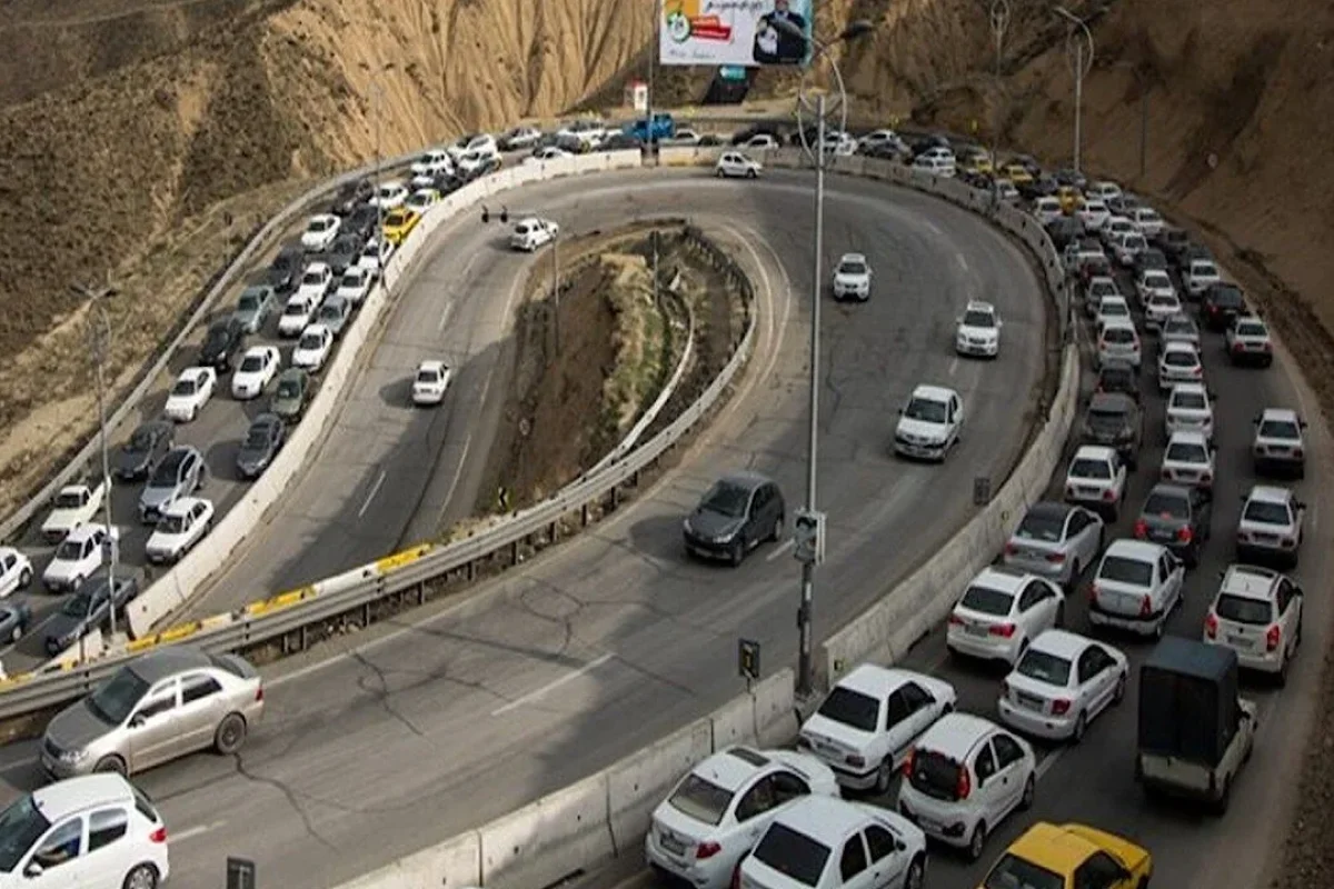 جاده چالوس یکطرفه شد
